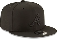 New Era Men's 9FIFTY Atlanta Braves Blackout Cap