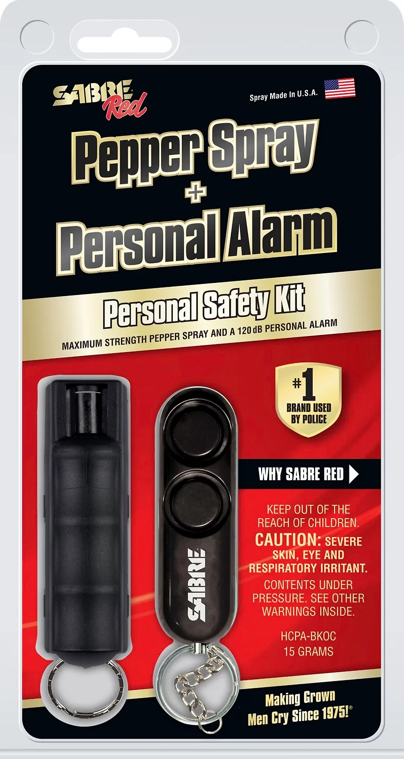 SABRE Pepper Spray and Personal Alarm Safety Kit