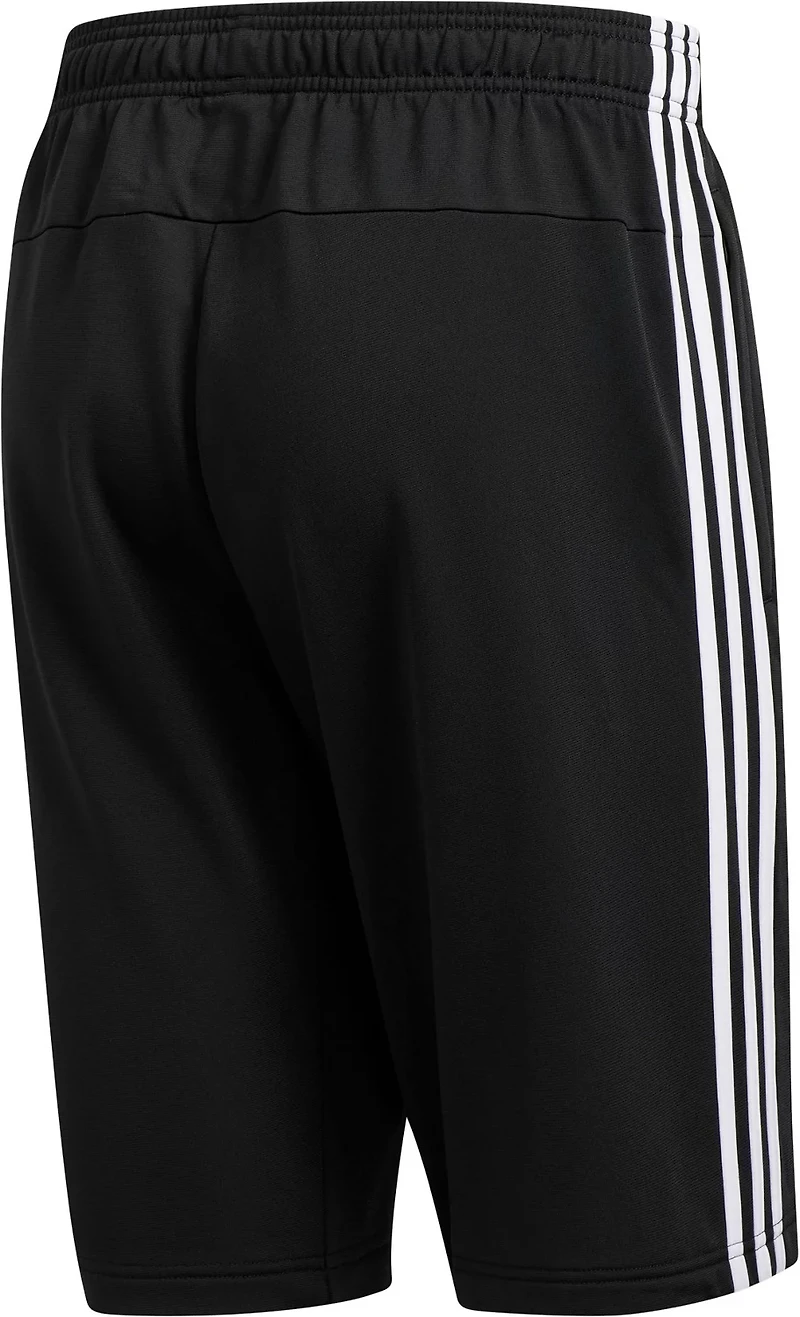 adidas Men's Essential 3-Stripes Tricot Shorts 10 in