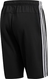 adidas Men's Essential 3-Stripes Tricot Shorts 10 in