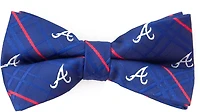 Eagles Wings Men's Atlanta Braves Oxford Woven Bow Tie