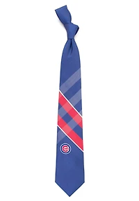 Eagles Wings Men's Chicago Cubs Grid Necktie