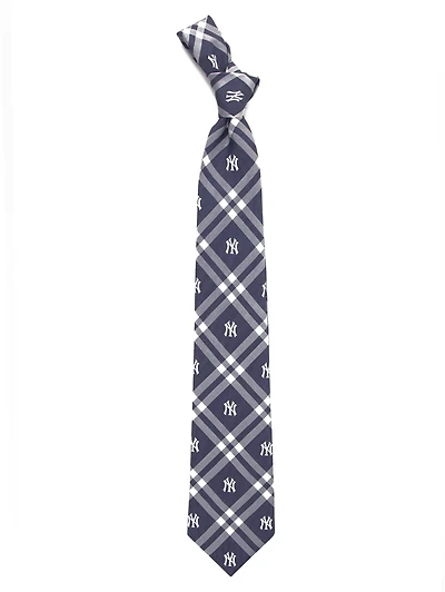 Eagles Wings Men's New York Yankees Rhodes Woven Necktie