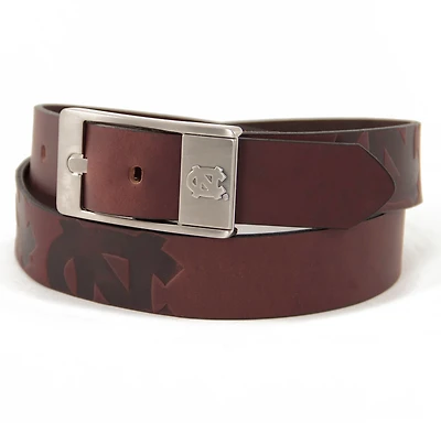 Eagles Wings Men's University of North Carolina Brandish Leather Belt
