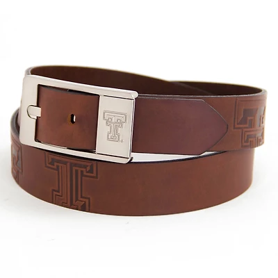 Eagles Wings Men's Texas Tech University Brandish Leather Belt