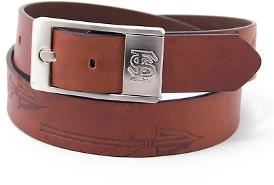 Eagles Wings Men's Florida State University Brandish Leather Belt