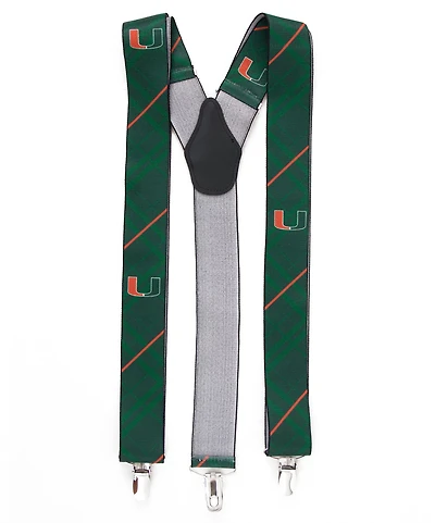 Eagles Wings Men's University of Miami Oxford Suspenders