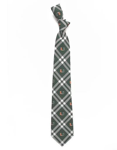 Eagles Wings Men's University of Miami Rhodes Woven Necktie