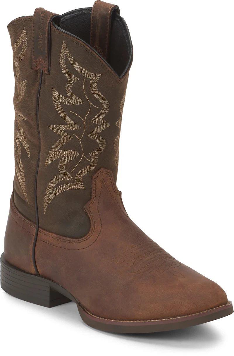 Justin Men's Buster Distressed Stampede Cowboy Boots