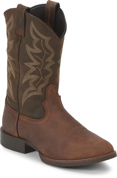 Justin Men's Buster Distressed Stampede Cowboy Boots
