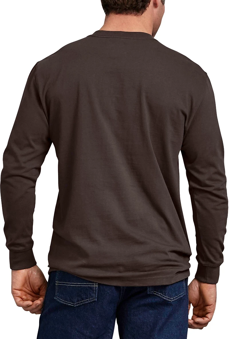 Dickies Men's Heavyweight Crew Neck Long Sleeve T-shirt