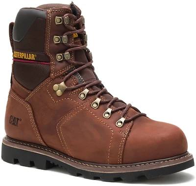 Cat Footwear Men's Alaska 2.0 Waterproof Thinsulate 8 in Steel Toe Lace Up Work Boots