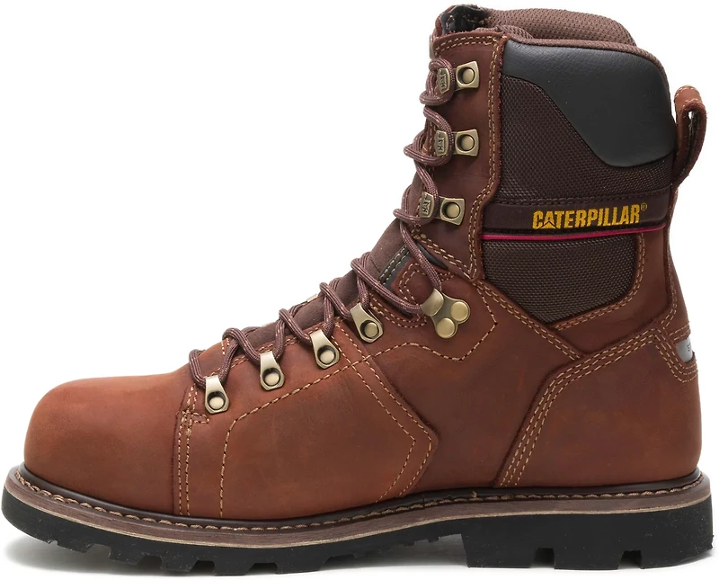 Cat Footwear Men's Alaska 2.0 Waterproof Thinsulate 8 in Steel Toe Lace Up Work Boots