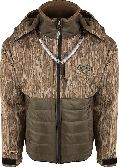 Drake Waterfowl Men's Guardian Flex Double Down Full-Zip Hooded Jacket