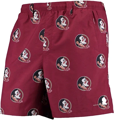 Columbia Sportswear Men's Florida State University Backcast II Printed Shorts