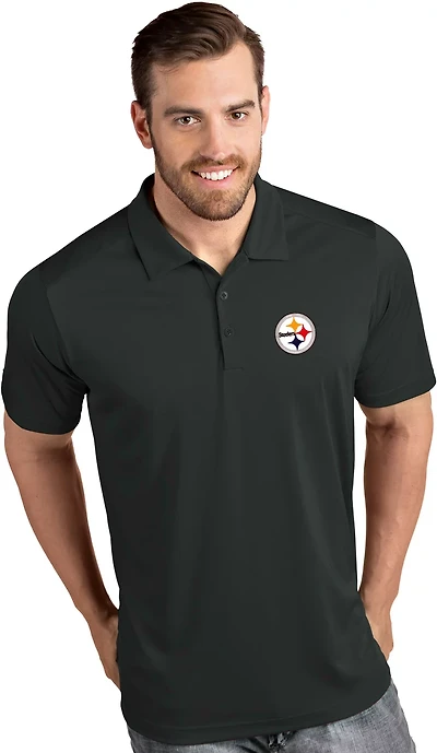 Antigua Men's Pittsburgh Steelers Tribute Polo Shirt