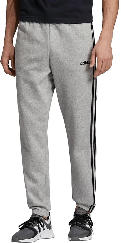 adidas Men's Essential 3-Stripes Fleece Tapered Pants