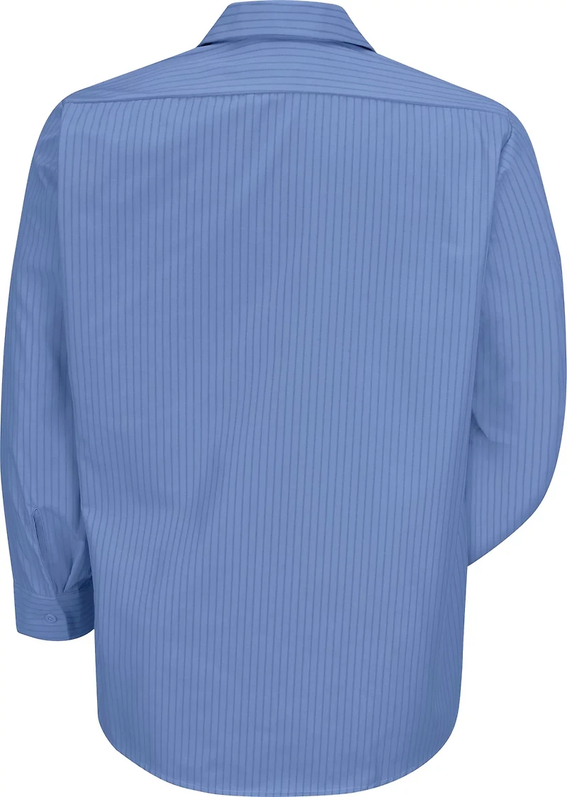 Red Kap Men's Industrial Stripe Long Sleeve Work Shirt