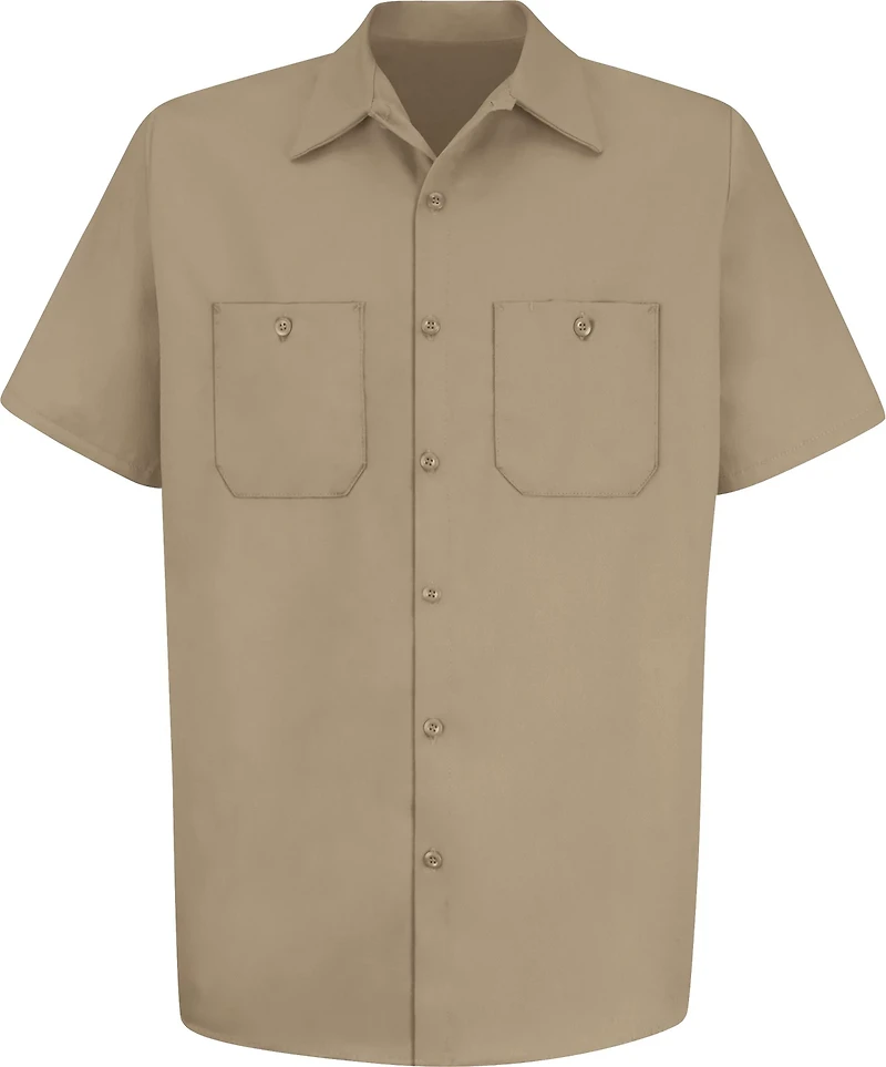 Red Kap Men's Wrinkle Resistant Cotton Work Shirt