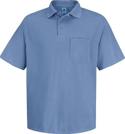 Red Kap Men's Polyester Pocket Work Polo Shirt