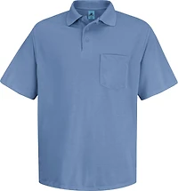 Red Kap Men's Polyester Pocket Work Polo Shirt