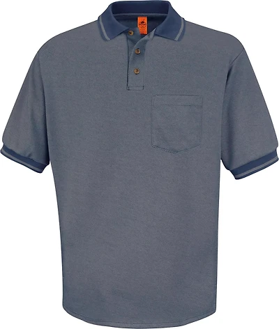 Red Kap Men's Performance Knit Twill Work Polo Shirt