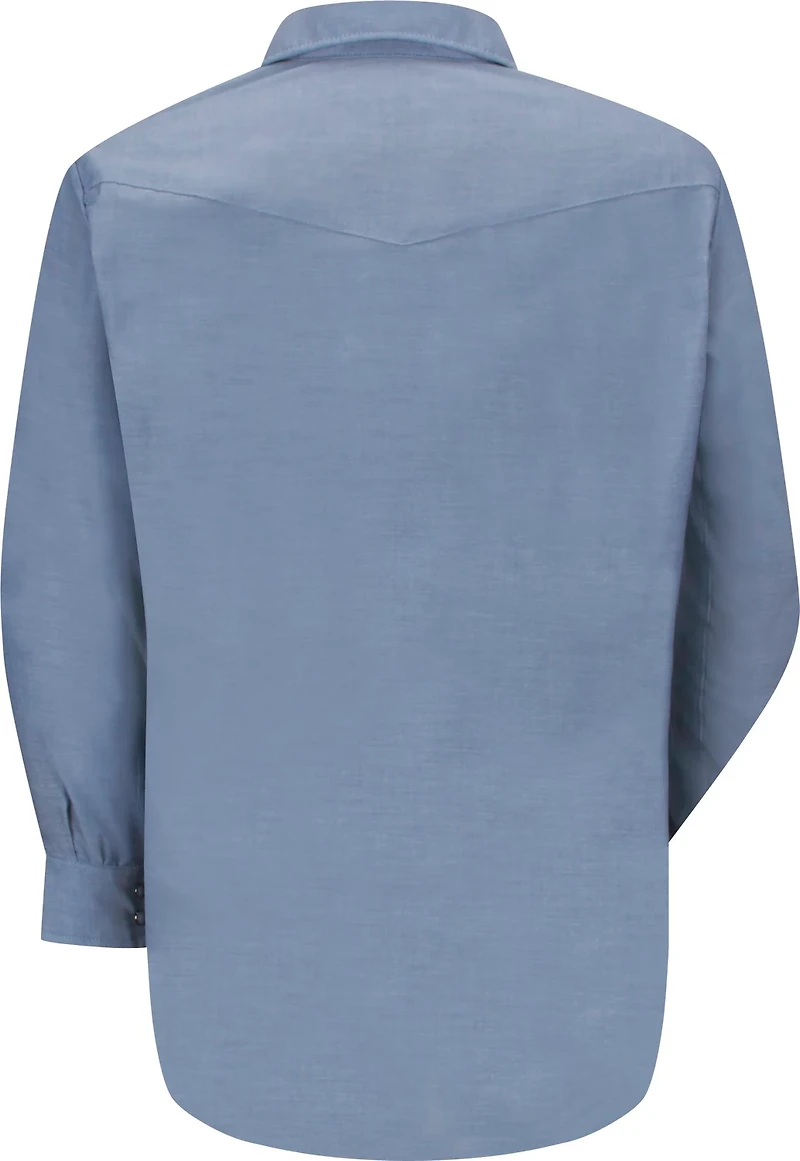 Red Kap Men's Deluxe Western Style Long Sleeve Work Shirt
