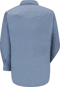 Red Kap Men's Deluxe Western Style Long Sleeve Work Shirt