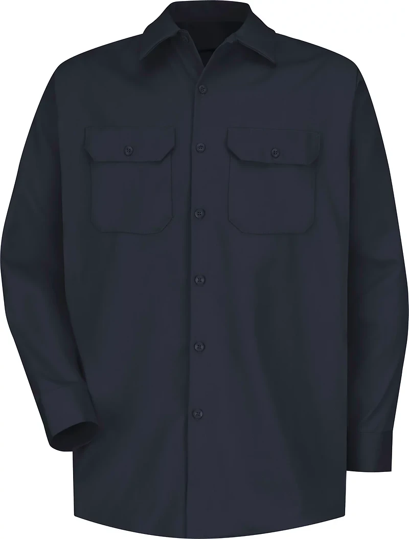 Red Kap Men's Deluxe Heavyweight Cotton Long Sleeve Work Shirt