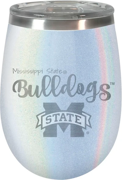 Great American Products Mississippi State University The Opal Vacuum Insulated 12 oz Wine Tumbler