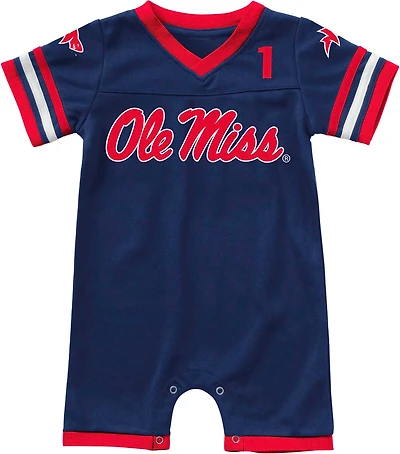 Colosseum Athletics Infants' University of Mississippi Bumpo Football Onesie Romper