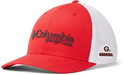 Columbia Sportswear Men's University of Georgia Collegiate PFG Mesh Ball Cap