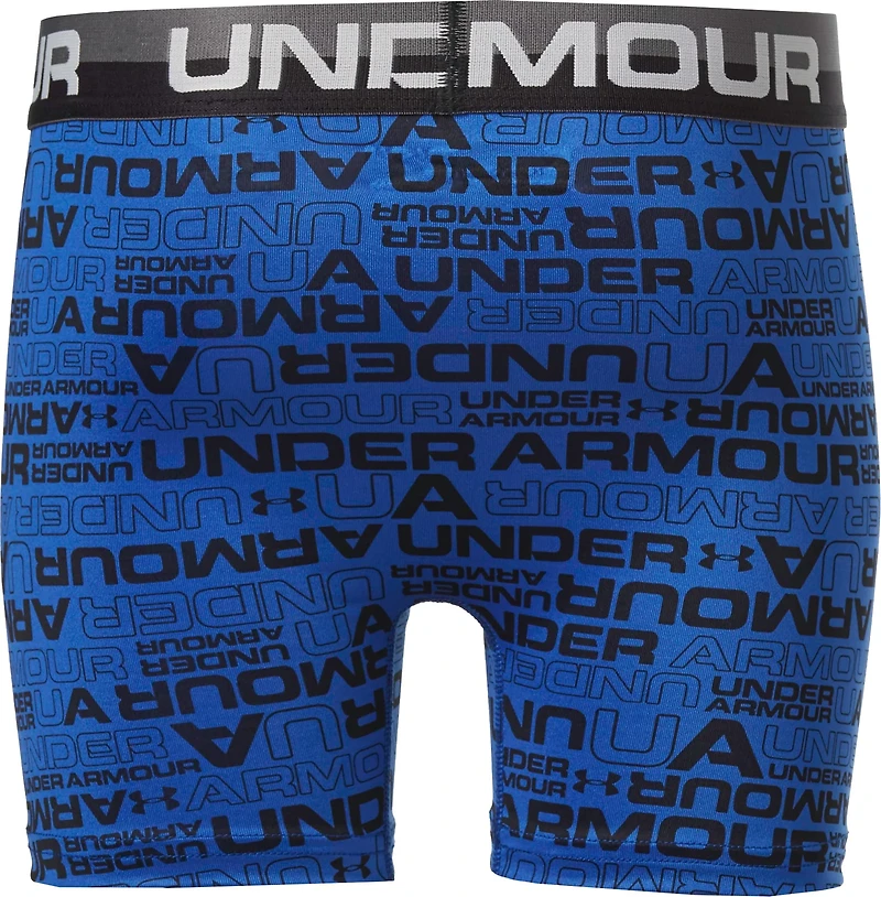 Under Armour Boys' Wordmark Boxers 2-Pack