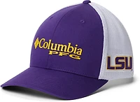Columbia Sportswear Men's Louisiana State University Collegiate PFG Mesh Ball Cap