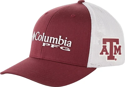 Columbia Sportswear Men's Texas A&M University Collegiate PFG Mesh Ball Cap
