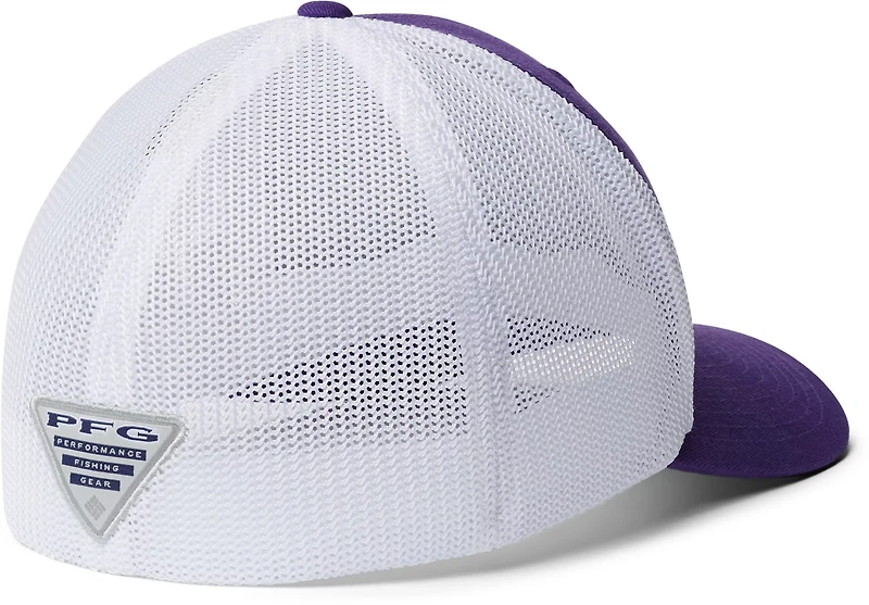 Columbia Sportswear Men's Louisiana State University Collegiate PFG Mesh Ball Cap