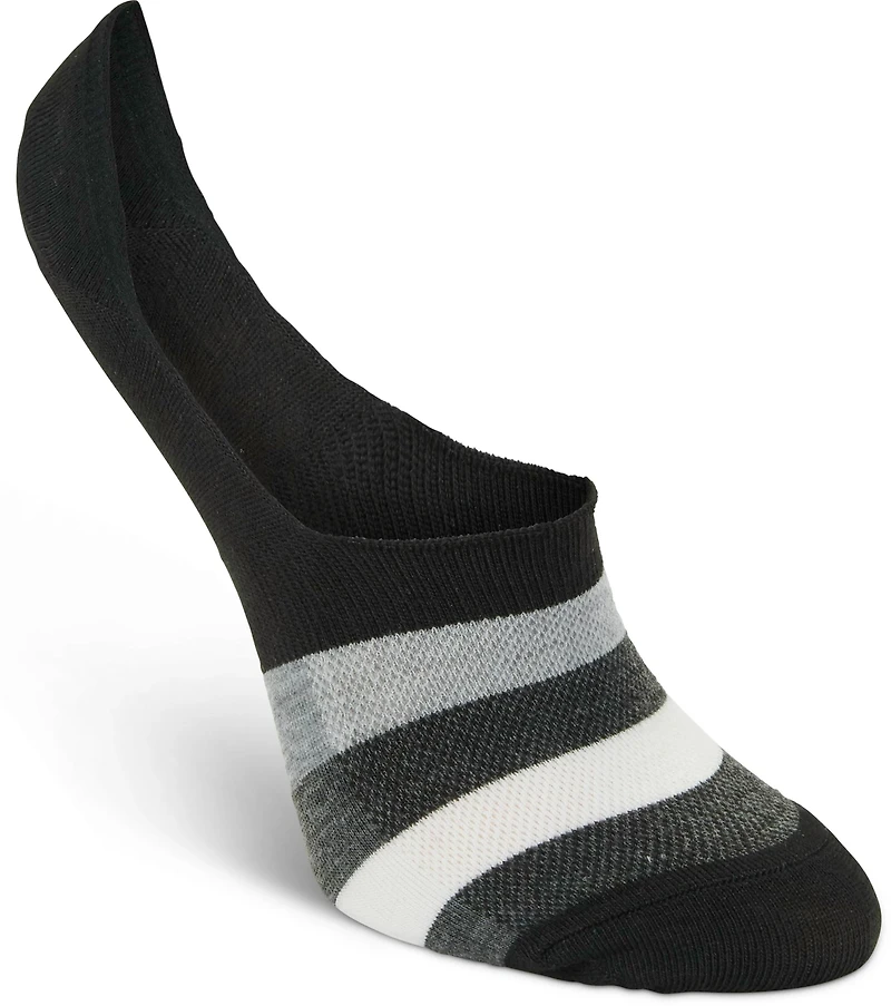 BCG Striped Mesh Footie Socks 6 Pack