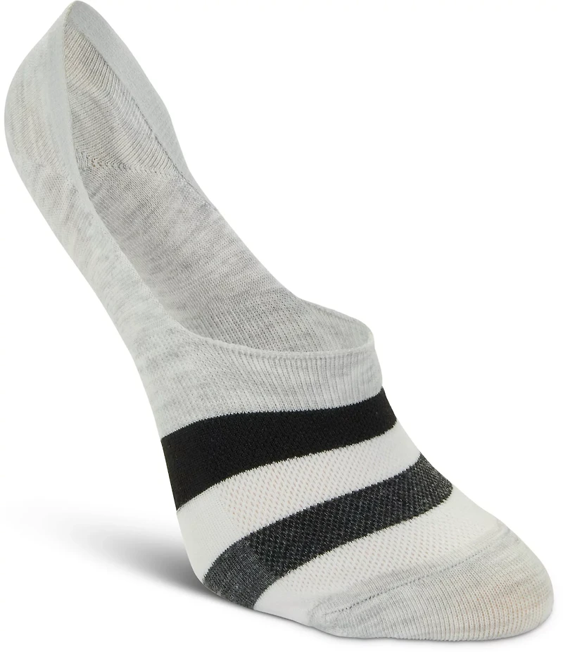 BCG Striped Mesh Footie Socks 6 Pack