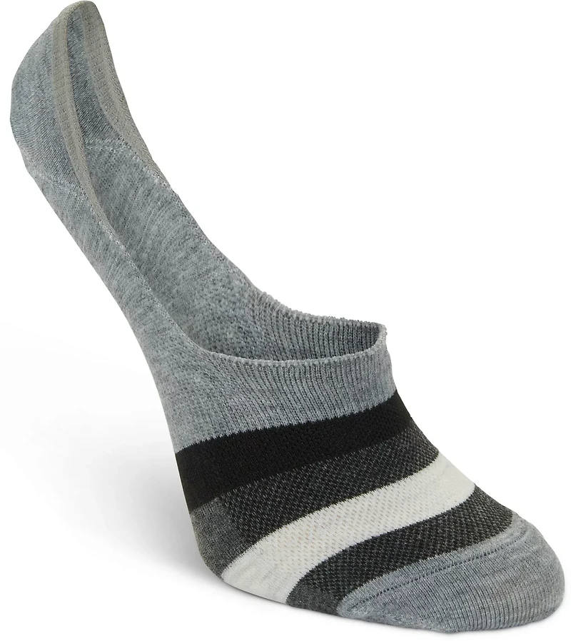 BCG Striped Mesh Footie Socks 6 Pack