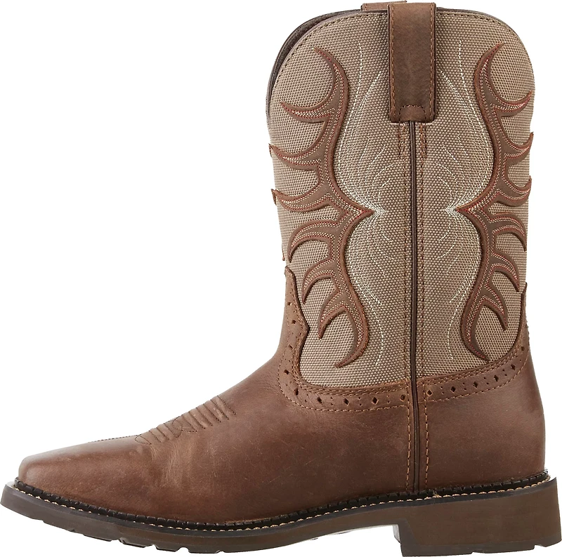 Justin Men's Stampede Waxy Wellington Work Boots