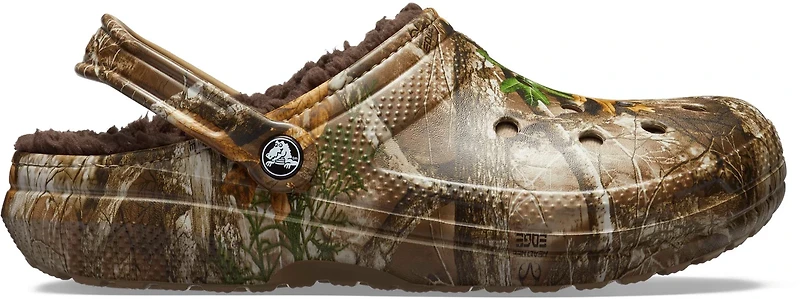 Crocs Men's Classic Realtree Edge Fuzz-Lined Clogs