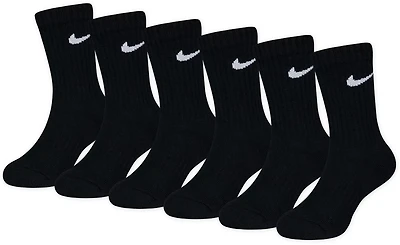 Nike Kids' Dri-Fit Performance Crew Socks 6 Pack