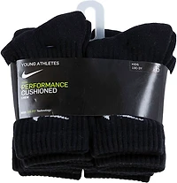 Nike Kids' Dri-Fit Performance Crew Socks 6 Pack