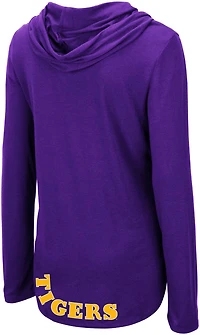 Colosseum Athletics Women's Louisiana State University My Lover Hooded Long Sleeve T-shirt