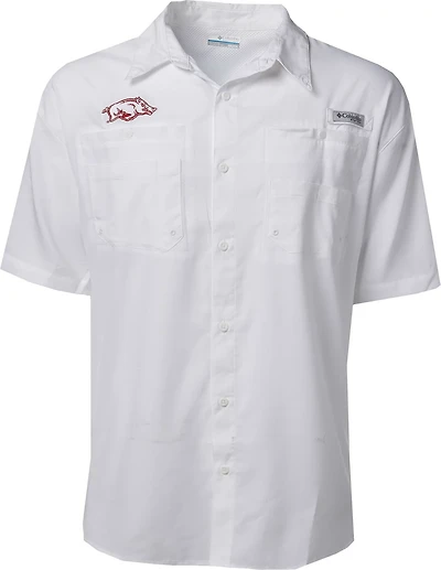 Columbia Sportswear Men's University of Arkansas Collegiate Tamiami Shirt