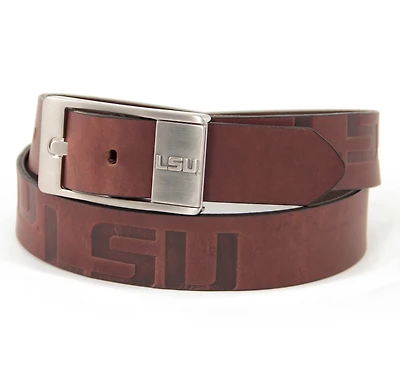 Eagles Wings Men's NCAA Brandish Leather Belt