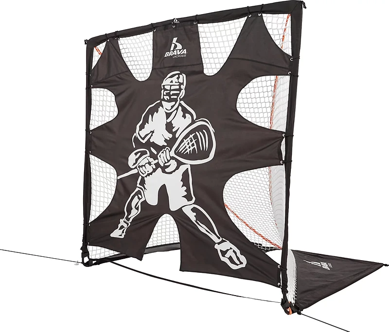 Brava Lacrosse 6 ft x 5.75 ft Pop-Up Lacrosse Goal