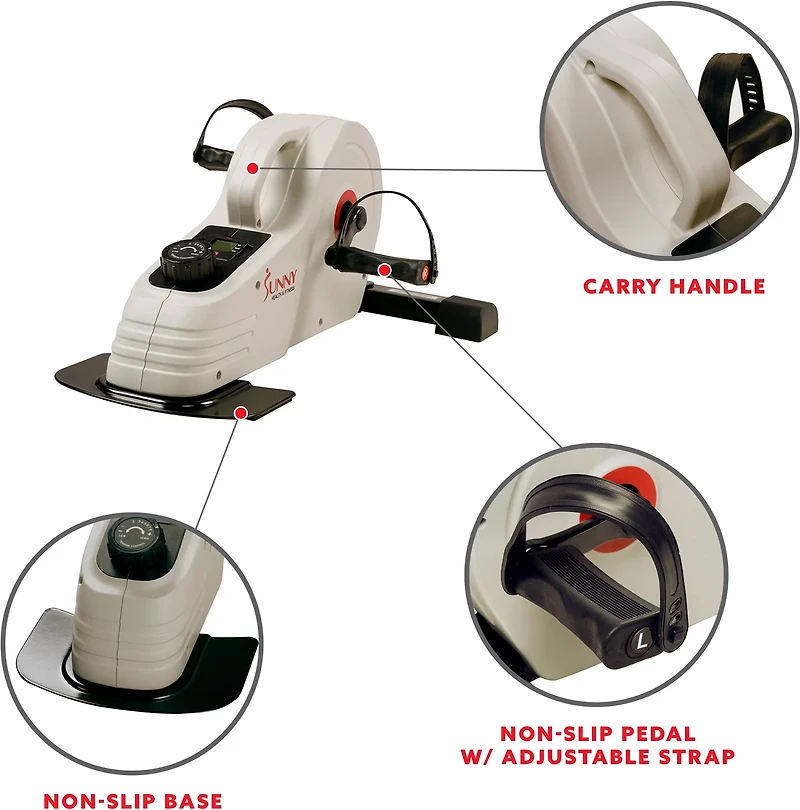 Sunny Health & Fitness Under-Desk Magnetic Cycle