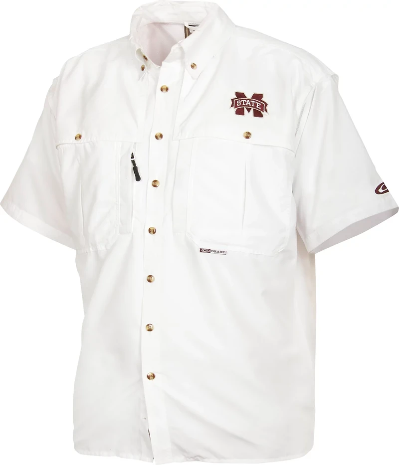 Drake Waterfowl Men's Mississippi State University Wingshooter's Shirt