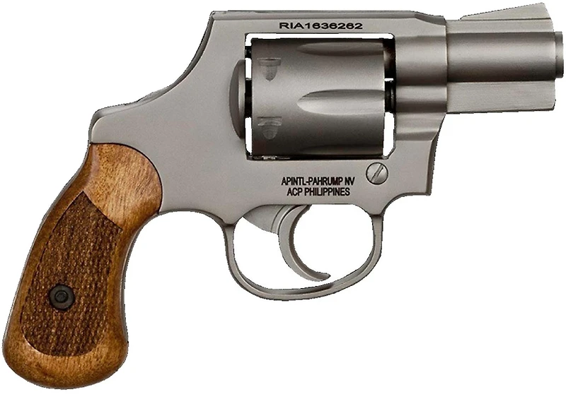 Rock Island Armory M206 .38 Special Spurless Matte Nickel Revolver